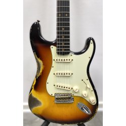 (USED) Fender Custom Shop 1960 Stratocaster Heavy Relic 2021  - 3 Color Sunburst